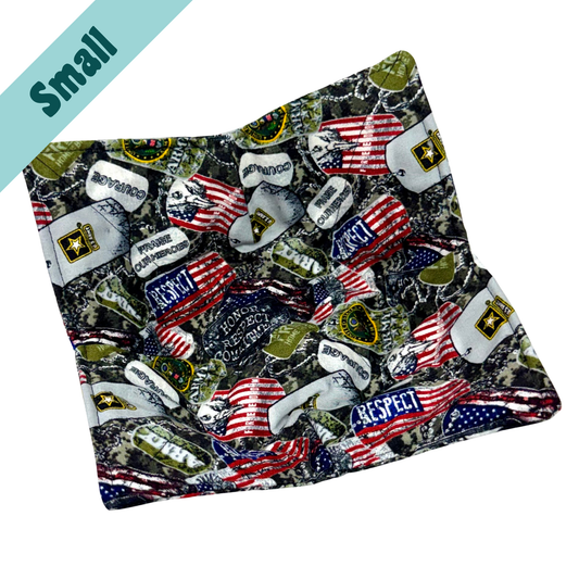 Army Dog Tag Small Bowl Hug