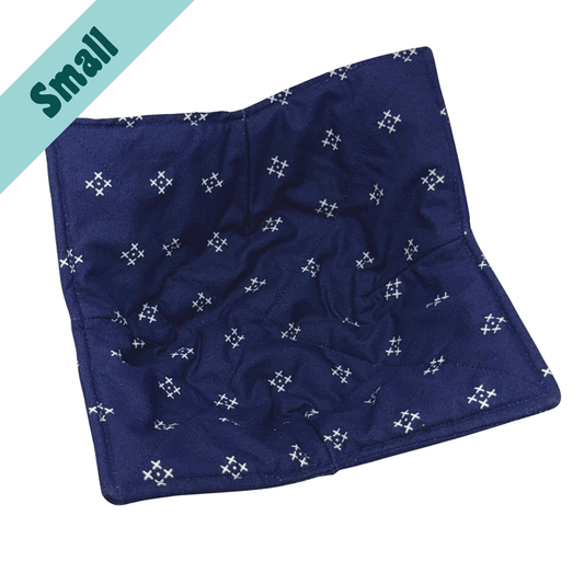 Navy Cross Square Small Bowl Hug