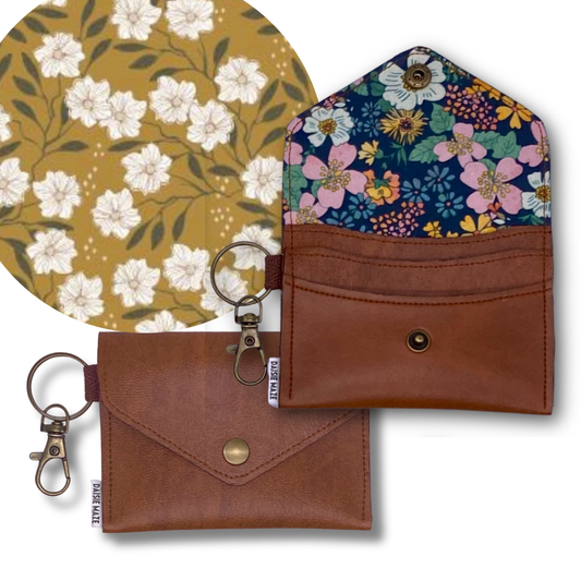 Floral Explorer Card Wallet I.D.