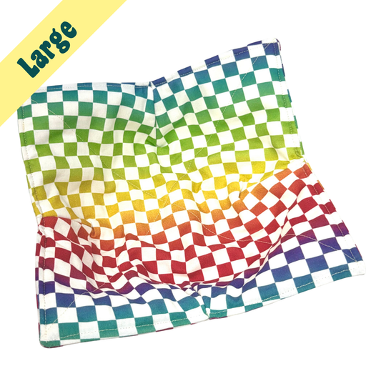 Checkered Gradient Large Bowl Hug