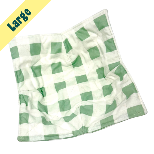 Green Check Large Bowl Hug