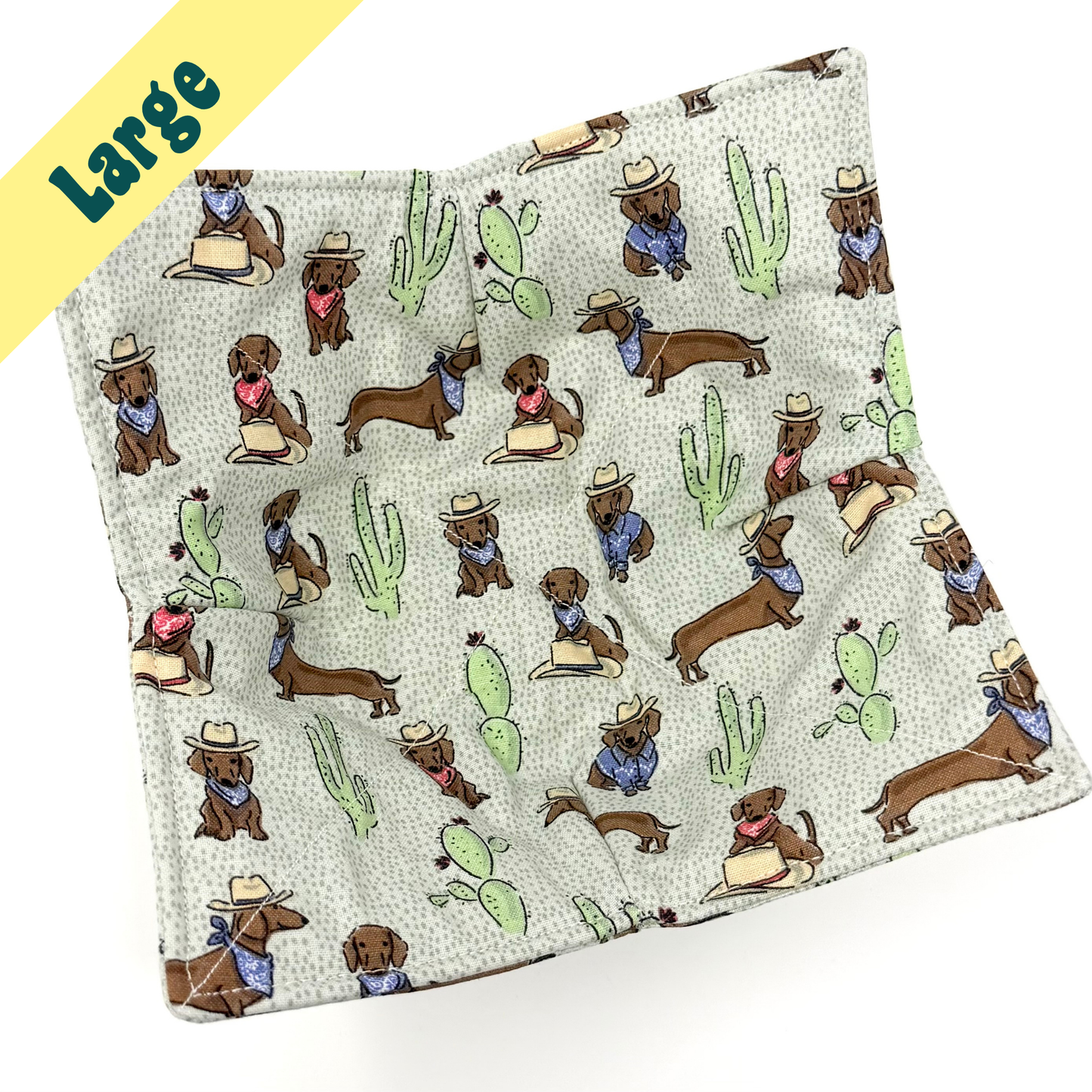 Cowboy Wennie Large Bowl Hug