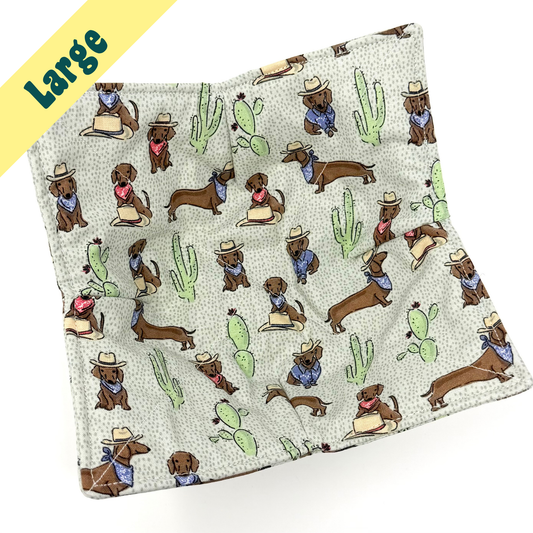 Cowboy Wennie Large Bowl Hug