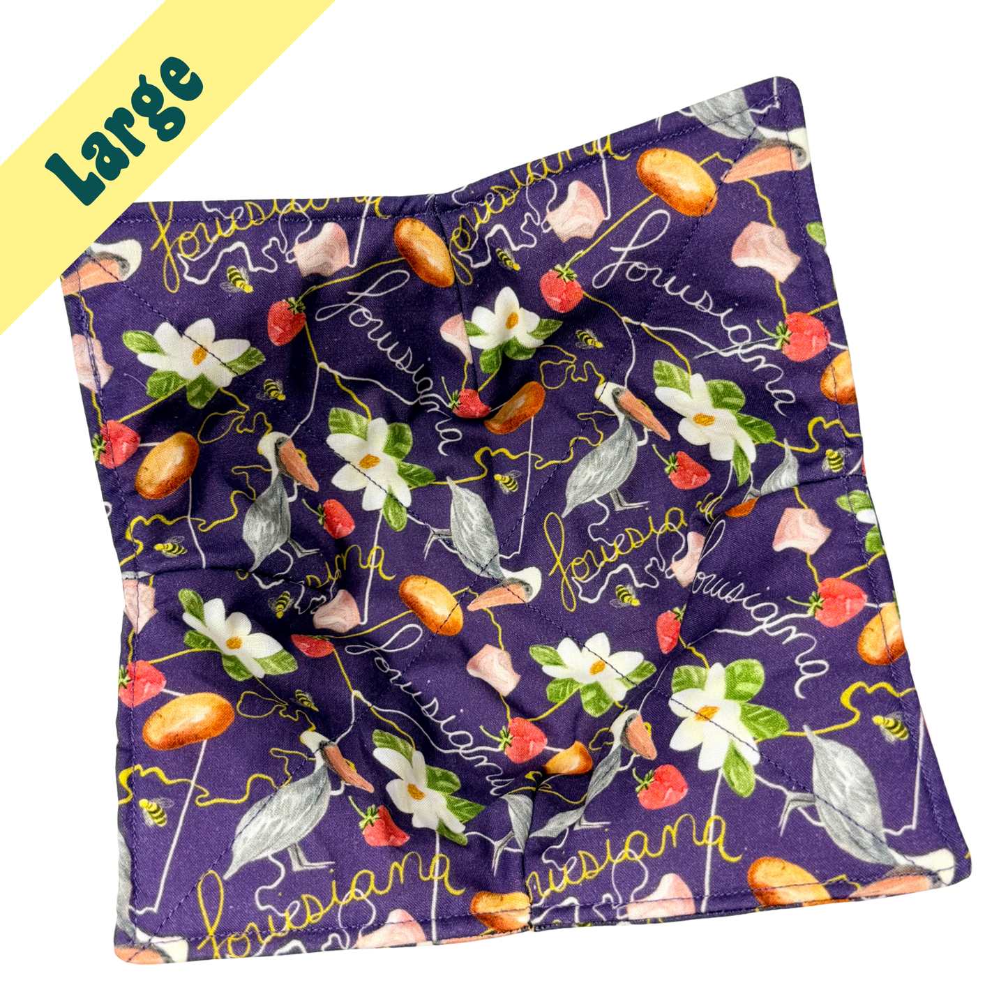 Louisiana State Symbols Large Bowl Hug