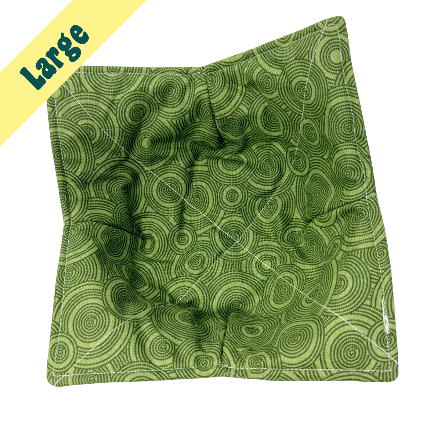 Green Circles Large Bowl Hug