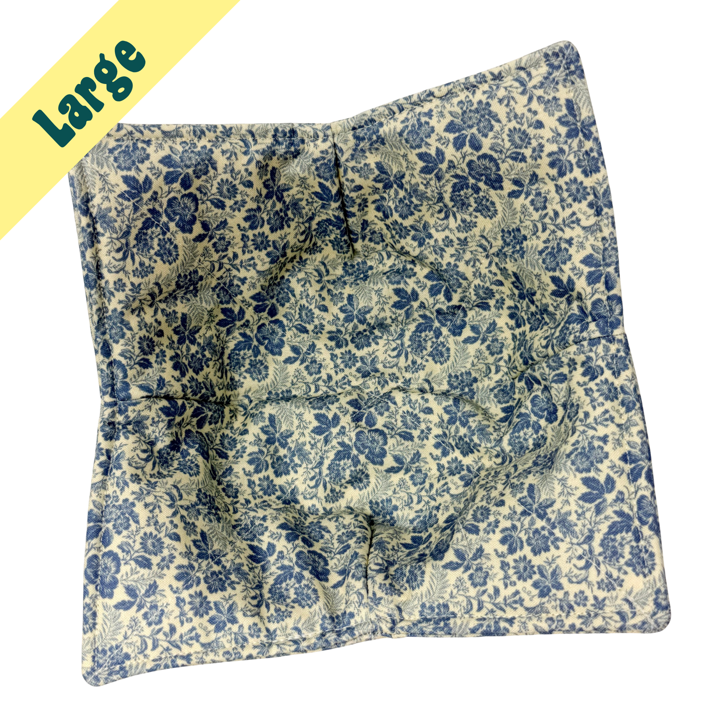 Country Blue Floral Large Bowl Hug