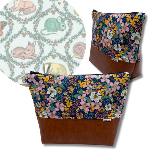 Festive Fauna Cosmetic Bag