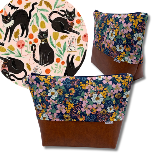Creepy Kitties Cosmetic Bag