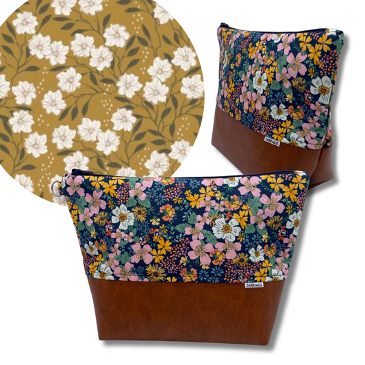 Floral Explorer Cosmetic Bag