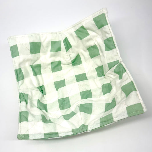 Green Check Bowl Hug