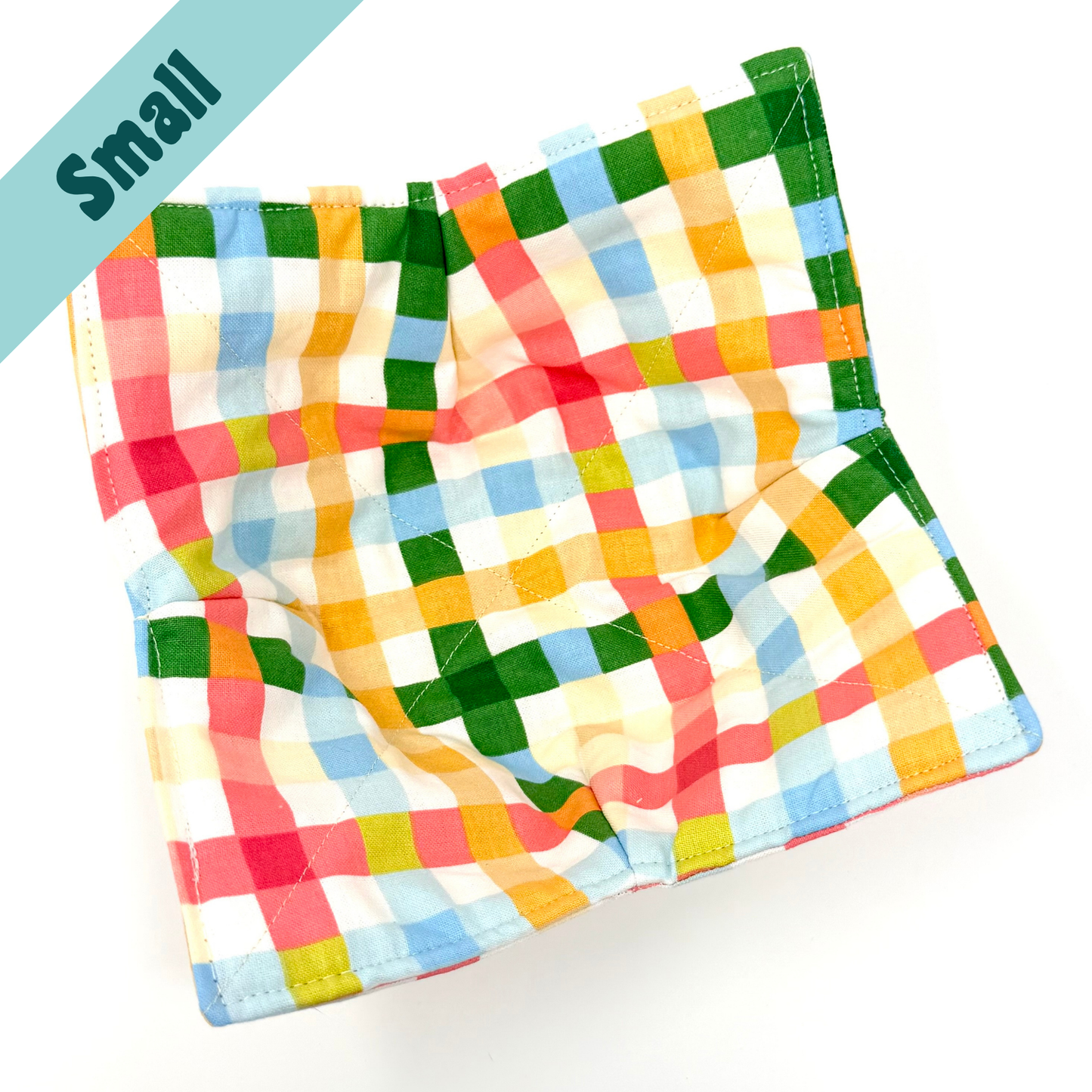 Spring Plaid Small Bowl Hug