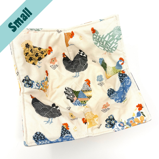 Patchwork Chicken Small Bowl Hug
