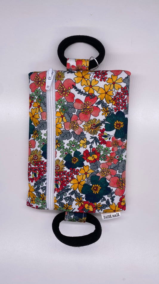 70s Floral Bottle Bag