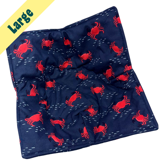 Crabs on Navy Large Bowl Hug