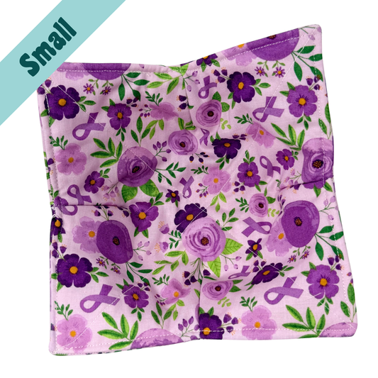 Purple Awareness Ribbon Small Bowl Hug