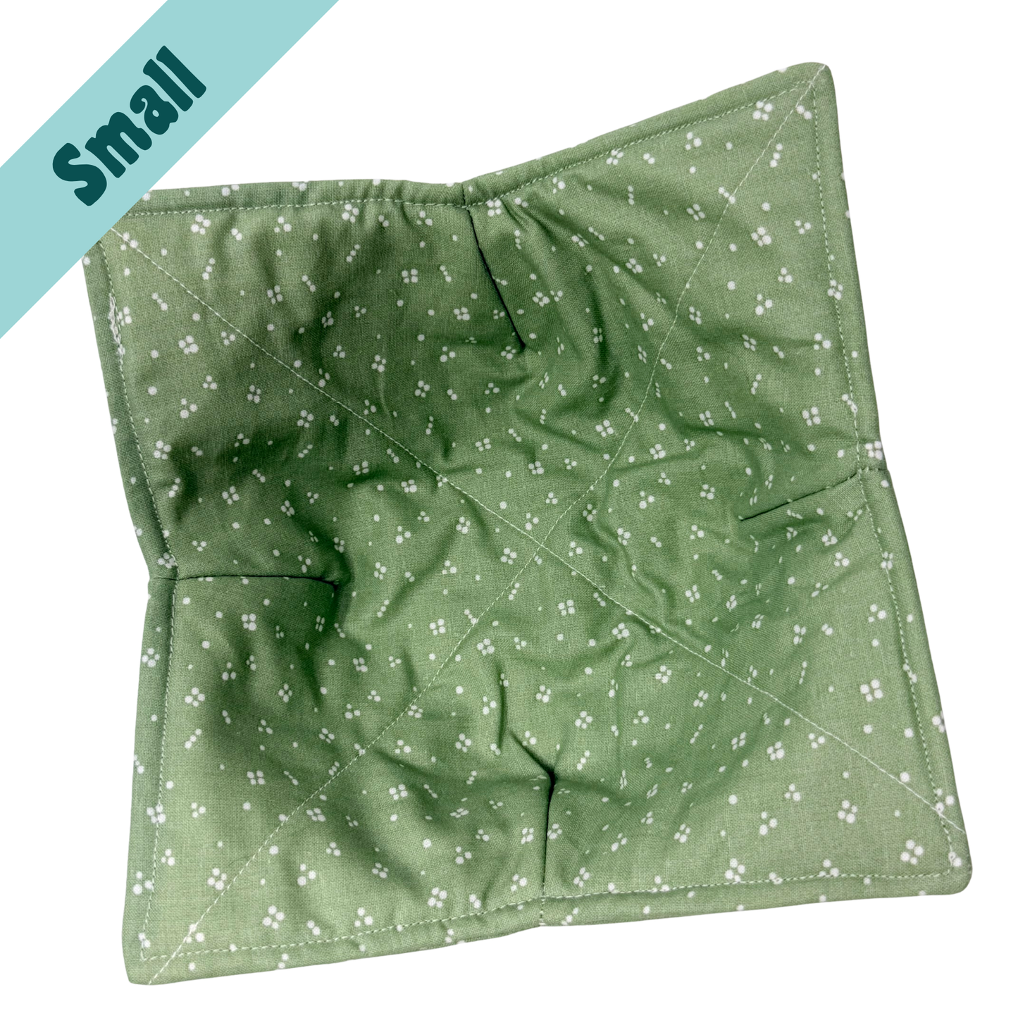 Mint Dots Small Bowl Hug