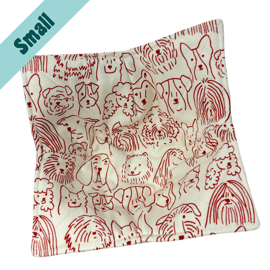 Dog Outline Small Bowl Hug
