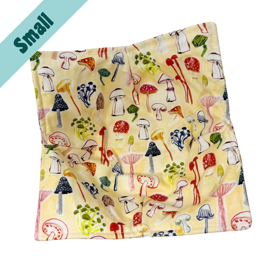 Mushroom on Yellow Small Bowl Hug