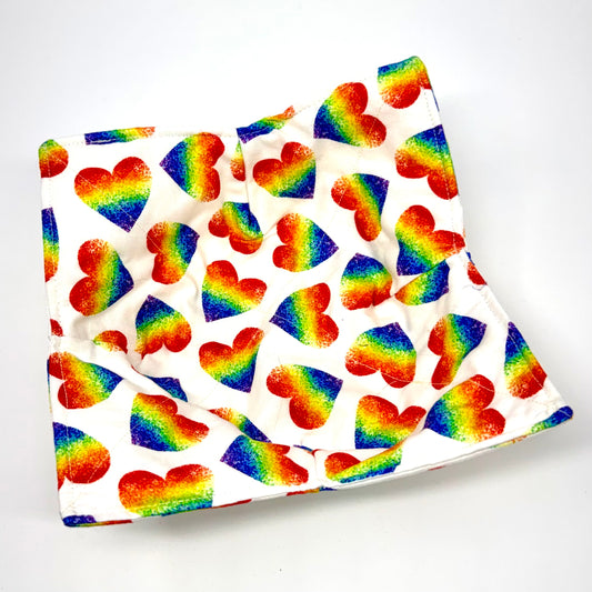 Rainbow Heart Bowl Hug