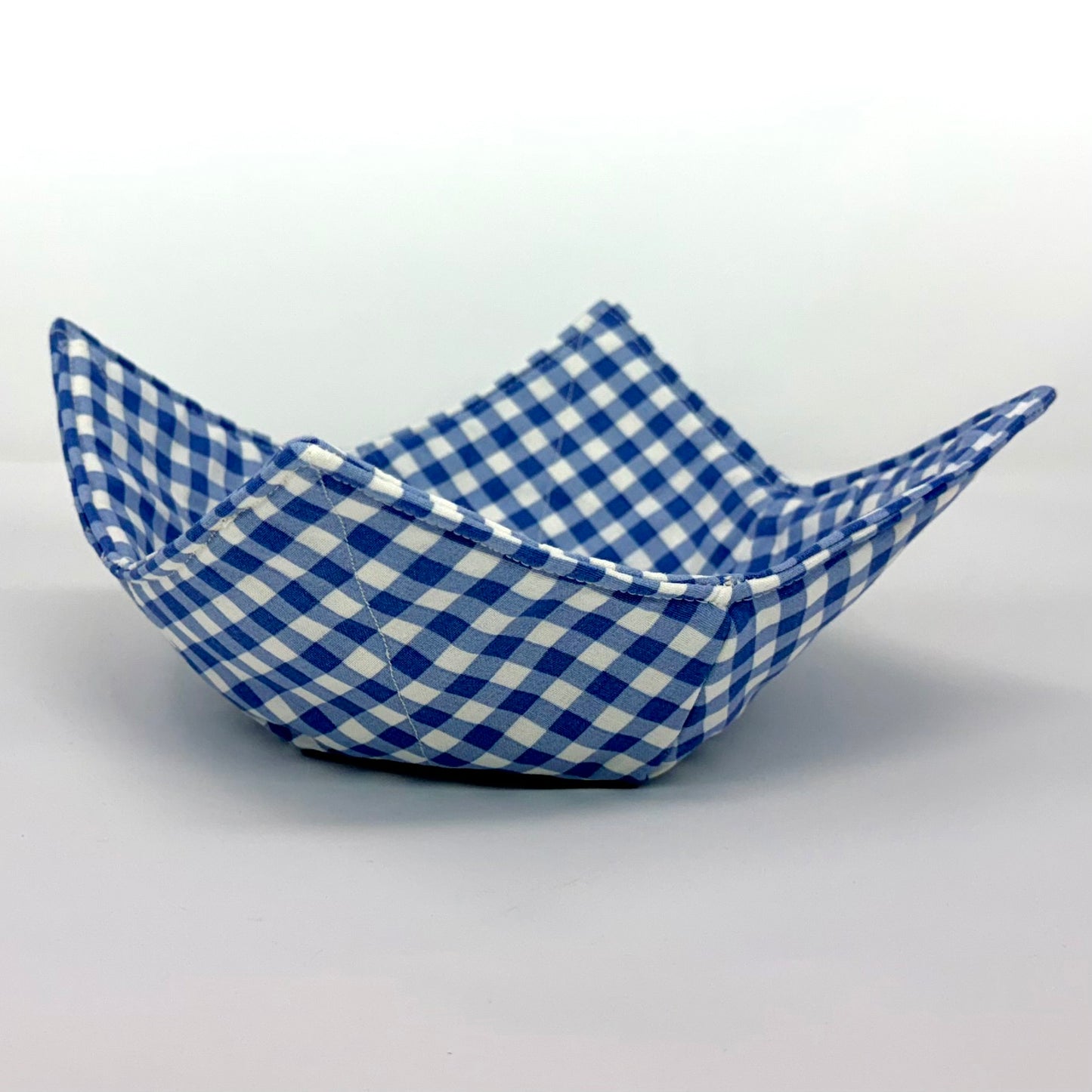 Blue Check Bowl Hug