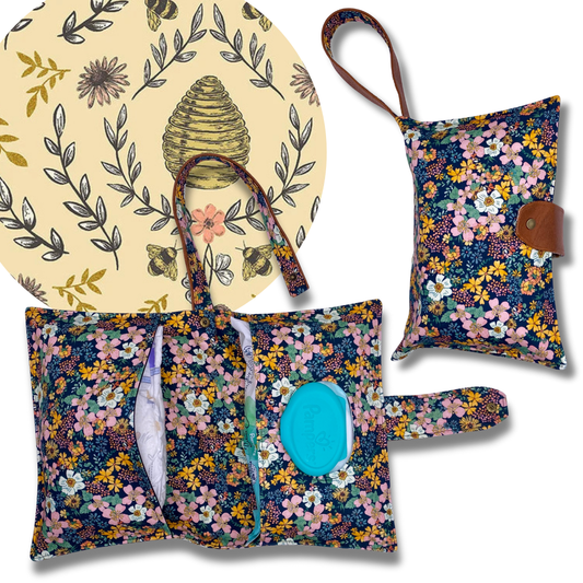 Cotwold Beehive Diaper Clutch