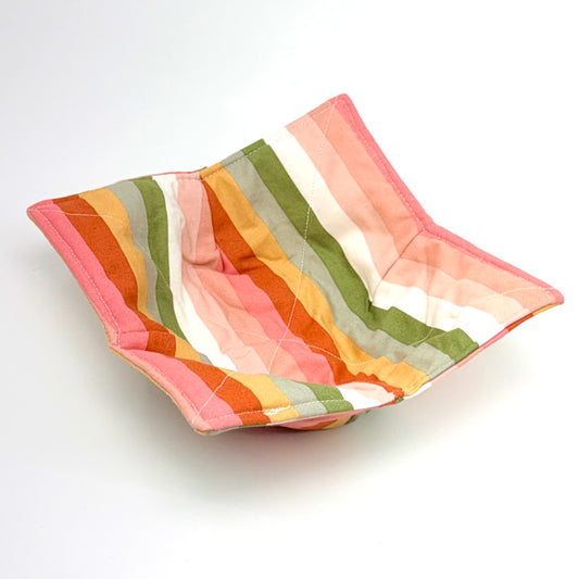 Retro Muted Stripe Bowl Hug