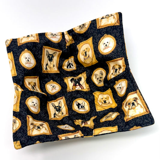 Framed Dogs Bowl Hug