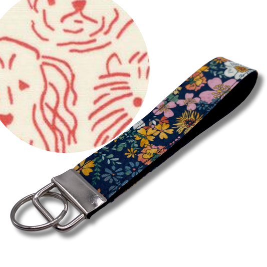 Dog Sketch Keychain