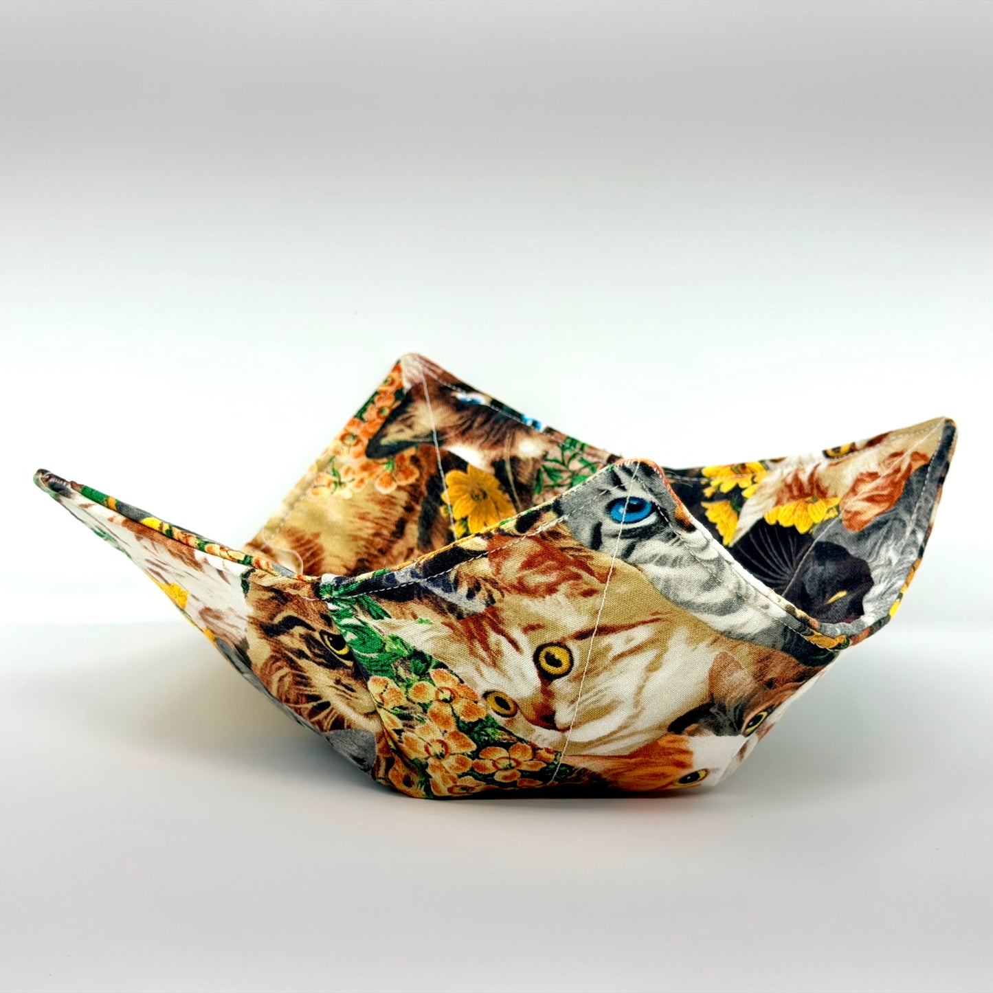 Sunflower Cats Bowl Hug