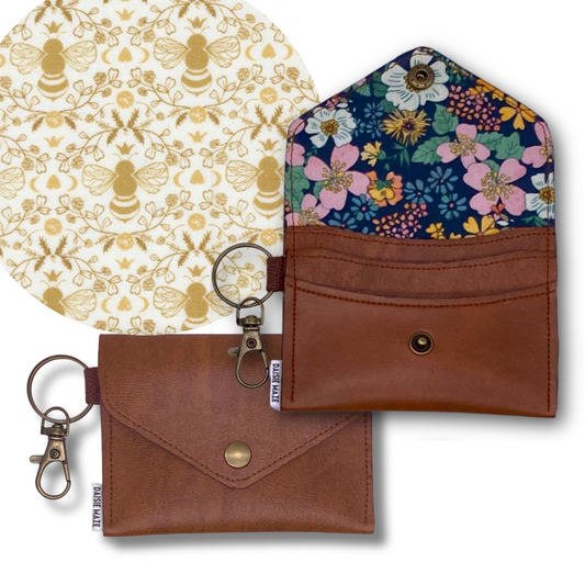 Gold Bee Card Wallet I.D.