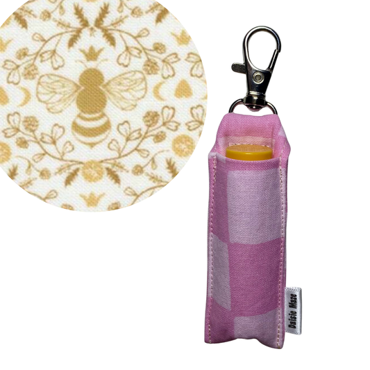 Gold Bee Chapstick Holder