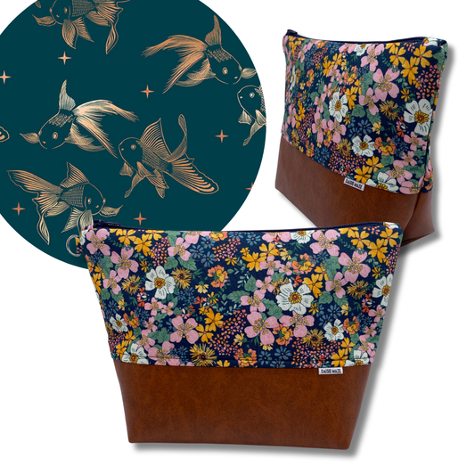 Goldfish Cosmetic Bag