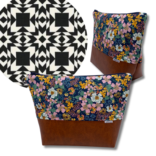 Harvest Quilt Cosmetic Bag