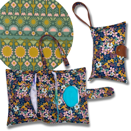 Imaginary Floral Diaper Clutch