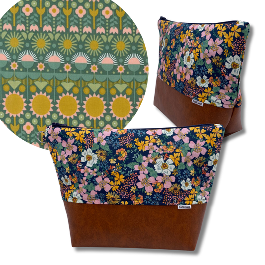 Imaginary Floral Cosmetic Bag