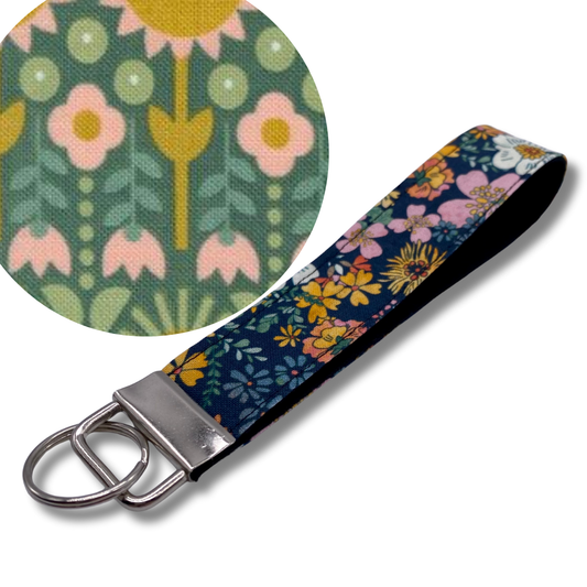 Imaginary Floral Keychain