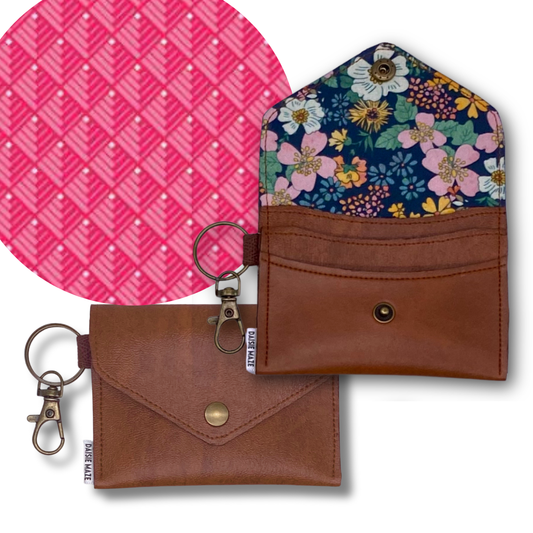 Logcabin Pink Card Wallet I.D.