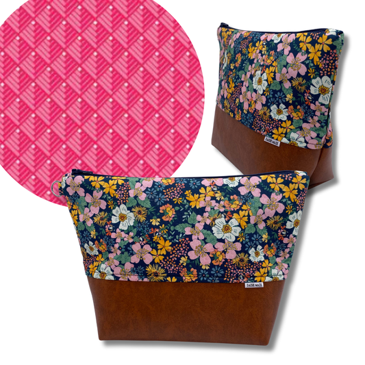 Logcabin Pink Cosmetic Bag