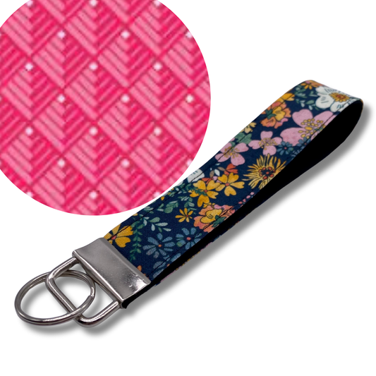 Logcabin Pink Keychain