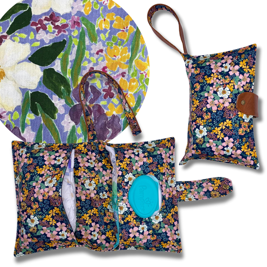 Louisiana Floral Diaper Clutch