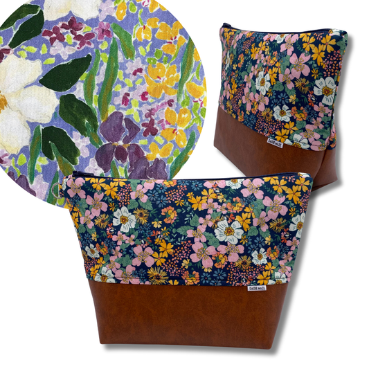 Louisiana Floral Cosmetic Bag