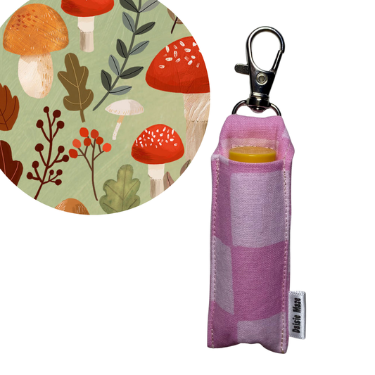 Mushroom Friends Chapstick Holder