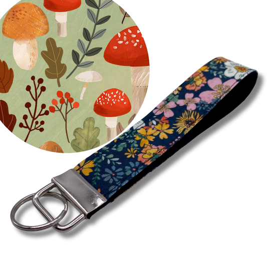 Mushroom Friends Keychain