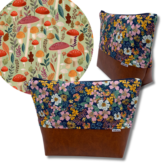 Mushroom Friends Cosmetic Bag