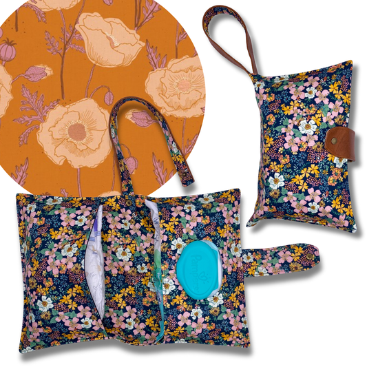 Poppies Diaper Clutch