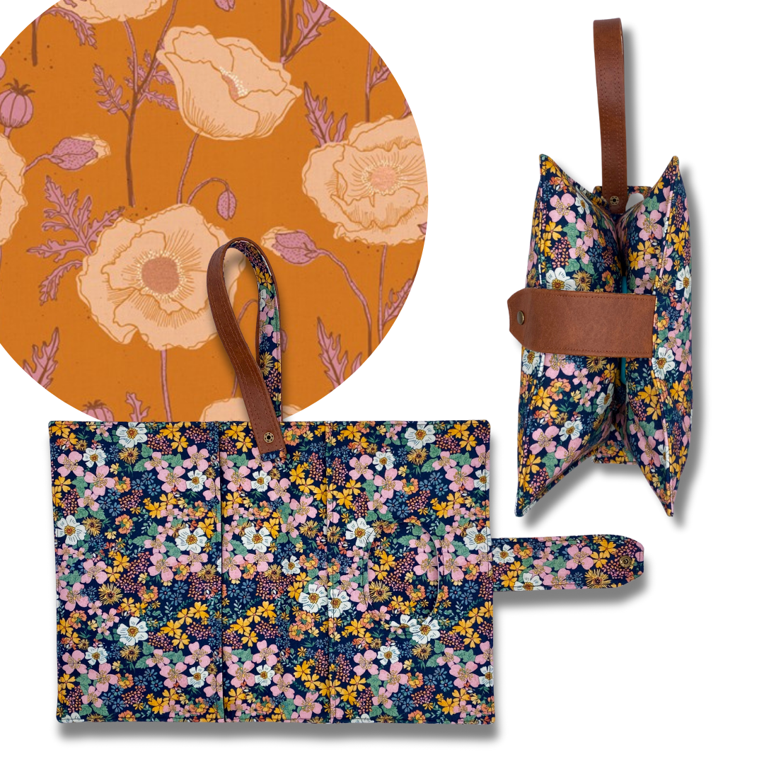 Poppies Diaper Clutch