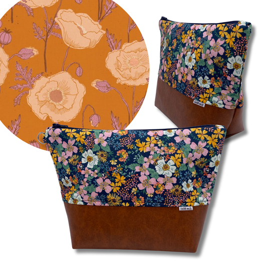 Poppies Cosmetic Bag