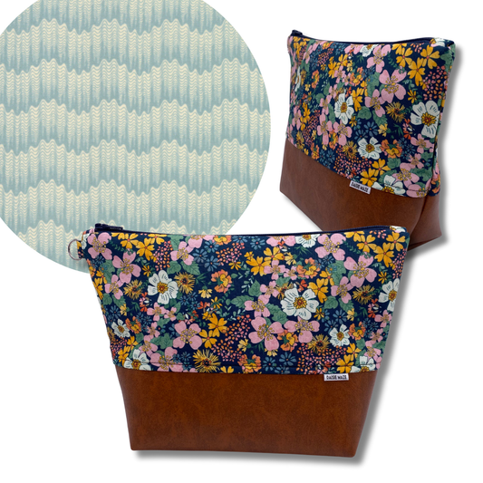 Sarah Ruffle Cosmetic Bag
