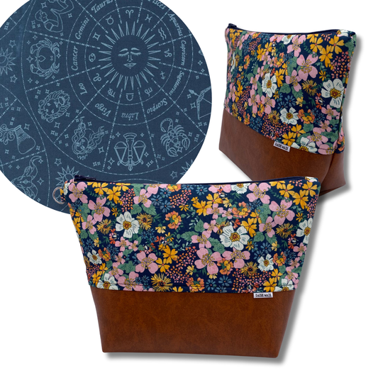 Zodiac Calendar Cosmetic Bag