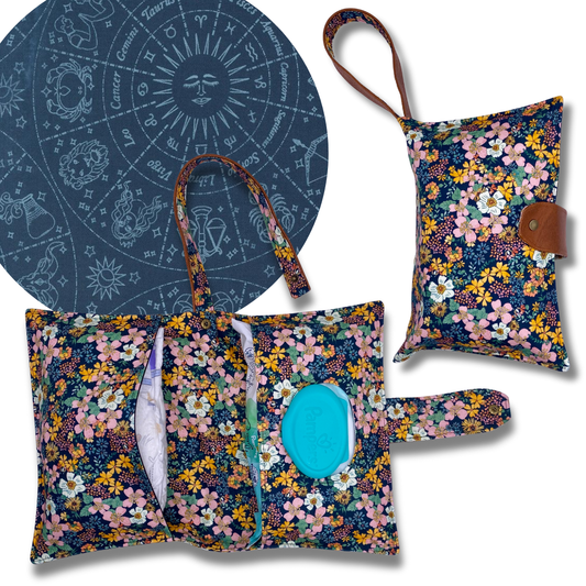 Zodiac Calendar Diaper Clutch